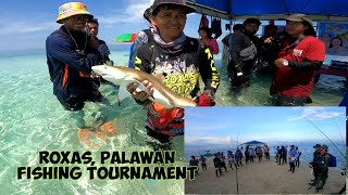 Pating ang PanaloRoxas Palawan Fishing tournamentsobrang daming Anglers [upl. by Nalak]