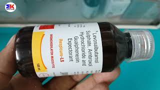 RespicureLS Syrup  Levosalbutamol Ambroxol Hydrochloride amp Guaiphenesin Syrup  Respicure LS Syrup [upl. by Anaeg]