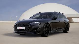 Brand New Audi RS4 Avant Carbon Black in Mythos Black Metallic at Stafford Audi [upl. by Reginauld119]