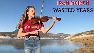 Iron Maiden  Wasted Years  Violin Cover [upl. by Einattirb787]