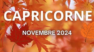 CAPRICORNE NOVEMBRE 2024 Attendez ne vous précipitez pas [upl. by Hoppe]