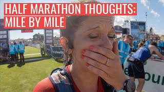 Thoughts Of A HALF Marathon Runner Mile by Mile  Great North Run 2019 [upl. by Aruasor798]