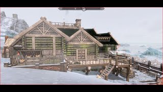 Snowfield House  Skyrim Special EditionAE Player Home [upl. by Dragone]