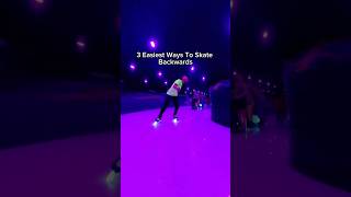 How To Skate Backwards 🔥😳 rollerblading shorts [upl. by Nennek]