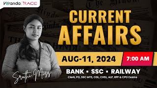 Daily Current Affairs LIVE  11 August  Session By Shruthi  Veranda Race Malayalam [upl. by Nortyad987]