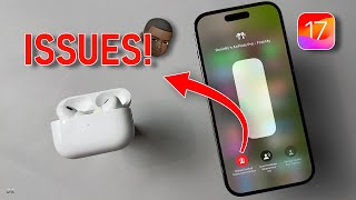 AirPods Pro 2 Noise Cancellation Issues  Firmware Update 6A303 for iOS 17 [upl. by Besse807]