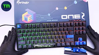 4KASMR Unboxing Ducky One 2 TKL Cherry Brown Switches 언박싱 덕키 원 2 체리 갈축 [upl. by Nadirehs]