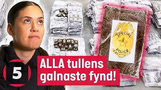 ALLA gränspolisens och tullens galnaste fynd  Gränsbevakarna Sverige  Kanal 5 [upl. by Ahsiened]