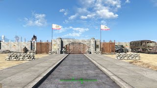 Shady Sands NCR from Fallout 2 rebuilt in Fo4  Fallout 4 settlement build [upl. by Llimaj425]