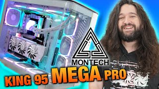 New Montech King 65 Pro King 95 Mega Sky 3 PC Cases  Computex 2024 [upl. by Paviour]