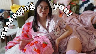 ASMR Cozy Massage Roleplay Personal Attention Fast Fabric Sounds Rambles [upl. by Worth]