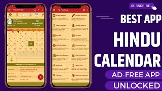 Best Free Hindu Calendar App for Android [upl. by Anauqaj]