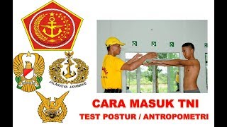 TES POSTUR  ANTROPOMETRI MASUK TNI [upl. by Llerreg798]