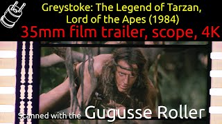 Greystoke The Legend of Tarzan Lord of the Apes 1984 35mm film trailer scope 4K [upl. by Estes]