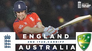 Livingstone Smashes Stunning 87  Highlights  England v Australia  2nd Men’s Vitality IT20 2024 [upl. by Sabina126]