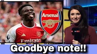 BREAKING✅️💥Bukayo Saka farewell message🚨Mikel Merino deal close Osimhen swoop🛑 [upl. by Orvie538]