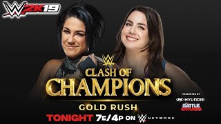 WWE 2K19  Clash Of Champions  Nikki Cross vs Bayley [upl. by Dallis]