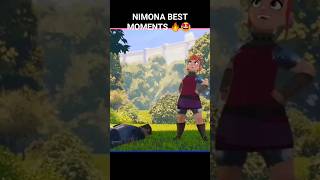 Best Nimonas Shape Shifting Moments 🥰😲🔥 nimona anime animemoments [upl. by Angelika]