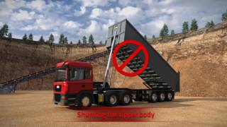 How to operate a tipper  avoid serious accidents [upl. by Alac]