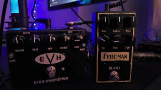 EVH 5150 OD vs FRIEDMAN BEOD [upl. by Easlehc]