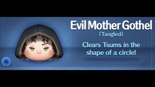 Dec 23 New Tsum  Disney Tsum Tsum Evil Mother Gothel SL6 Gameplay [upl. by Ahsein]