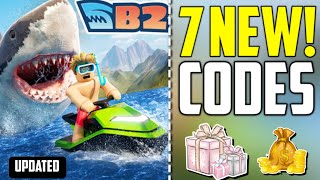 NEW ALL WORKING CODES  SHARKBITE 2 CODES 2024  ROBLOX SHARKBITE 2 CODES [upl. by Llewen691]