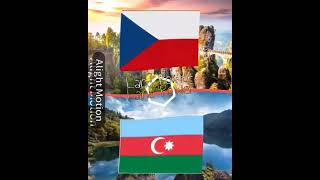 Czechia VS Azerbaijan 💥🔥 countrycomparision edit [upl. by Dymphia481]