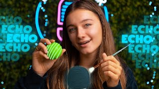 ASMR  Super Relaxing Triggers with echo [upl. by Rabassa]