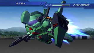 SD Gundam G Generation Wars  Jegan All Attacks [upl. by Manas]