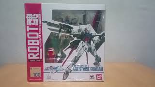 Robot Damashii Side MS GATX105AQMEX01 Aile Strike Gundam package [upl. by Punak]