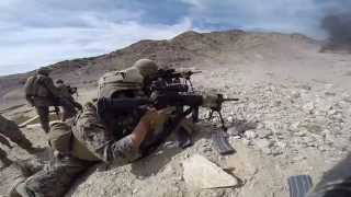 US Marines firing their Heckler amp Koch M27s [upl. by Campman577]