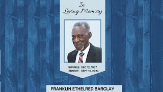 Celebrating the Life of Franklin Ethelred Barclay [upl. by Benco103]