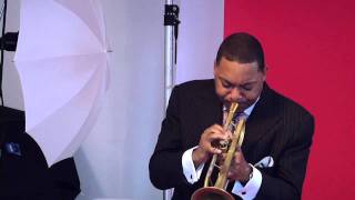 Wynton Marsalis  Christmas Jazz Jam Photo Shoot Part VI [upl. by Enihsnus]