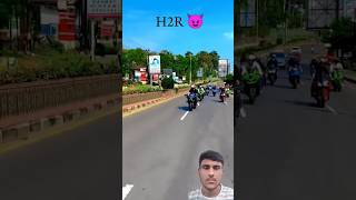 Kawasaki h2r India fasted bike 🔥automobileh2r ninja zx10r ninjah2rtopspeed rider shortsviral [upl. by Aener345]