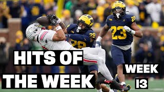 College Football 2023 Hits of the Week Week 13 [upl. by Aihsatal]