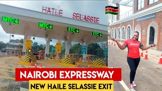 Nairobi Expressway NEW Haile Selassie Exit 2 ways to Enter Nairobi CBD [upl. by Morgen]