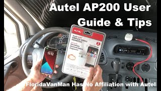 AP200 Autel User Guide and Tips [upl. by Espy]