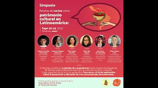 Simposio Recetas de cocina como patrimonio cultural en Latinoamérica  Día 1 [upl. by Randolf]