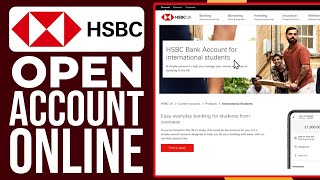 How To Open HSBC Bank Account Online In UK For International Students 2024  StepByStep [upl. by Adnahc]