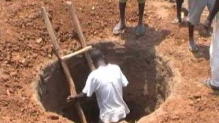 How to construct a ventilated pit latrine [upl. by Nahsar]