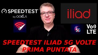 SPEEDTEST ILIAD 5G VOLTE PRIMA PUNTATA VERONA [upl. by Htebesile]