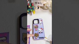 DIY Mobile Cover epoxy mobilecover resin diy handmade sticker shorts phonecase art craft [upl. by Mcmullan437]