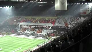 Derby MILAN  inter 30 2011 quotCoreografia  GOL indiretta di Patoquot [upl. by Nuarb271]