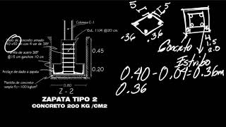 Cálculo de cantidad de acero Zapata Aislada [upl. by Aninad139]