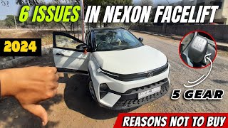 6 Disadvantages of Nexon Facelift 😭  2024 Nexon Facelift Cons  Nexon Facelift Owner Review ✅ [upl. by Madlen]