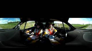 360° Onboard Marijan Griebel  YpresRally SS3 [upl. by Pedaias846]