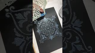 Stenciling with Transfer Foils [upl. by Artek]