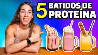 5 Ideas De Batidos De Proteinas Para Aumentar MASA MUSCULAR [upl. by Hewitt170]