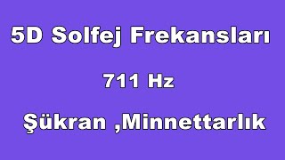 711 Hz  Minnettarlık  Binaural  Isochronic  Enerji Frekansı [upl. by Joyan638]