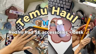 Haul de cositas de Temu…💭🦋👩🏽‍💻✨ New Redmi Pad SE accessories🇻🇪🇩🇴 [upl. by Anaitsirk]